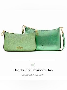 NTW Kate Spade Duet Glitter Crossbody